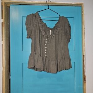 Free people Olive Top.  Size S